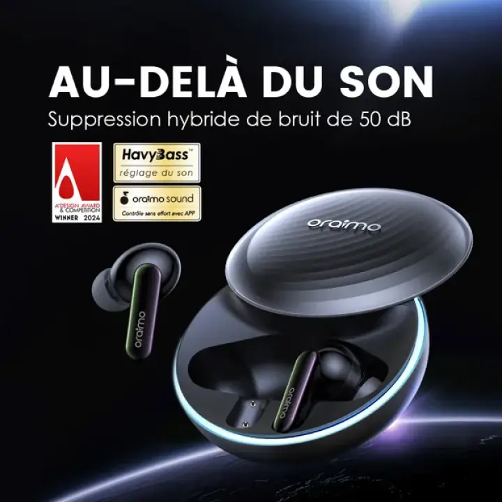 Oraimo SpaceBuds Ecouteurs