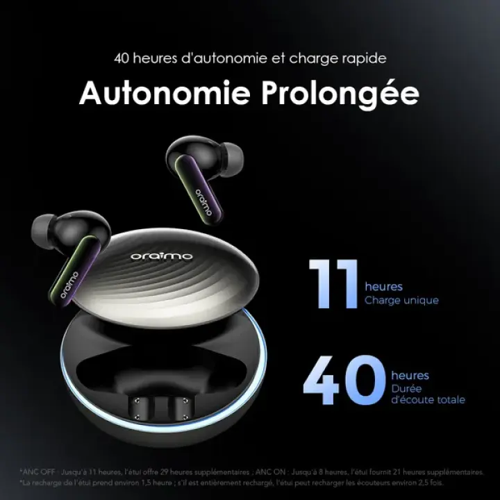 Oraimo SpaceBuds Ecouteurs